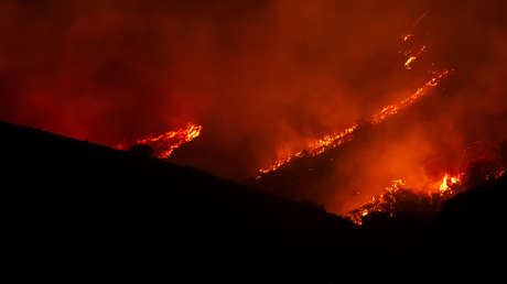 IMÁGENES IMPRESIONANTES: Incendio forestal extremo provoca masivas columnas de humo y ceniza en EE.UU.