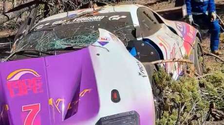 CHOCANTE VIDEO: Piloto se sale de la pista a toda velocidad