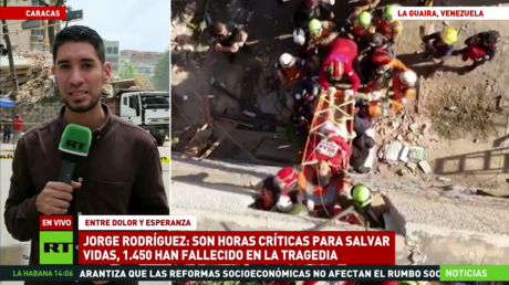 Jorge Rodríguez: Son horas críticas para salvar vidas, 1.450 personas han fallecido en la tragedia