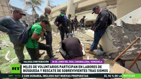 Miles de rescatistas y voluntarios de todo el mundo llegan a Venezuela para colaborar en las labores de salvamento