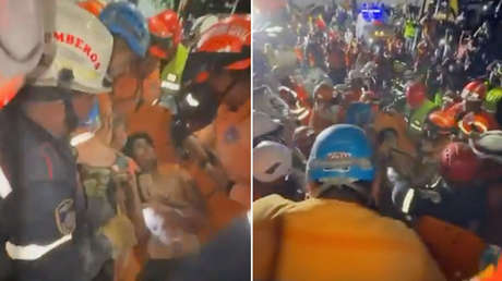 VIDEO: El milagroso rescate de un hombre que pasó días atrapado tras el doble sismo en Venezuela