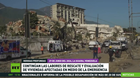 Venezuela continúa las labores de rescate y evacuación de viviendas afectadas en medio de la emergencia