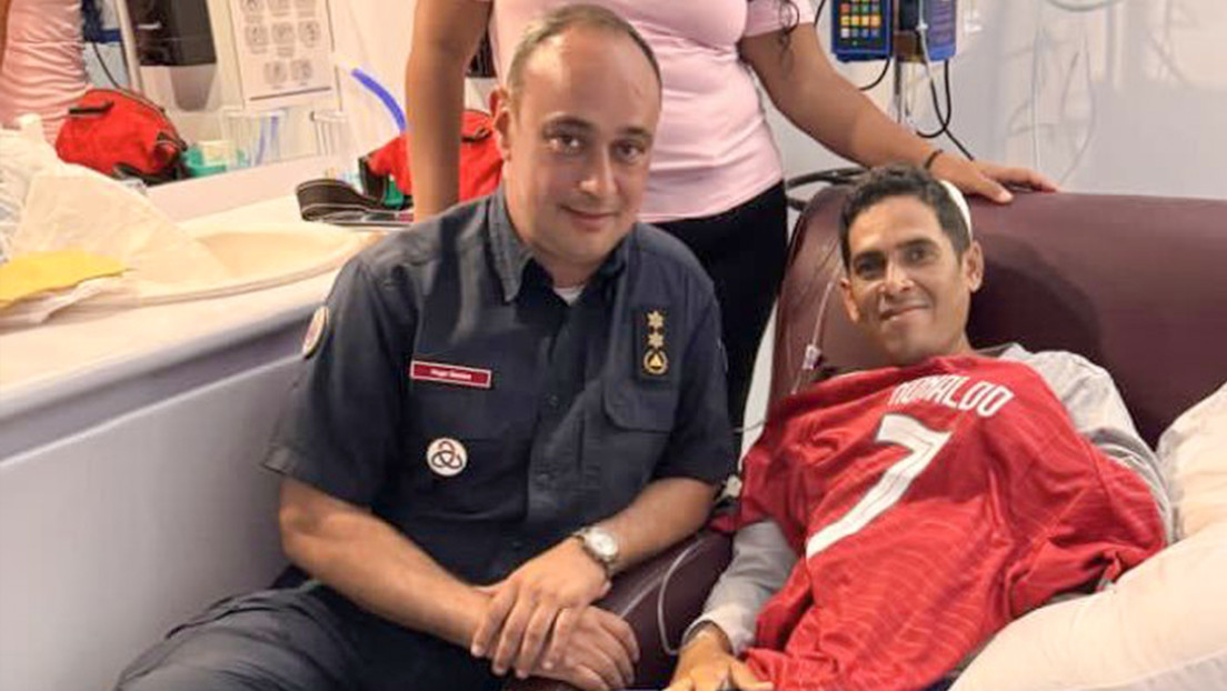 Del grito a la firma: el inesperado regalo de Cristiano Ronaldo que recibió un venezolano que pasó 7 días bajo escombros (FOTOS)