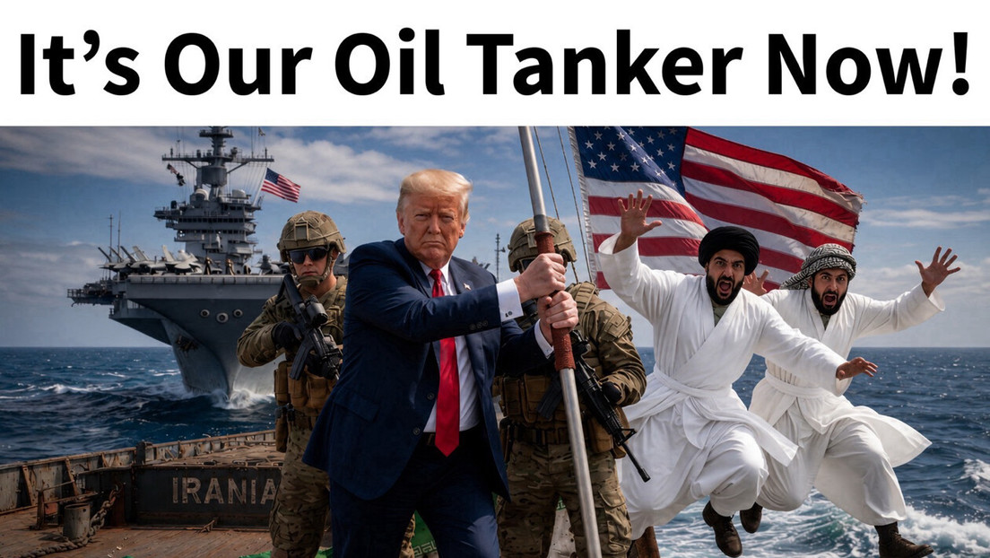"Ahora el petrolero es nuestro": Trump 'se hace' con el petróleo iraní en una serie de posts generados por IA