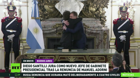 Diego Santilli jura como nuevo jefe de Gabinete de Argentina tras la renuncia de Manuel Adorni