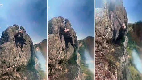 Excursionista muere luego de tomarse una foto en la cima de un acantilado (VIDEO)