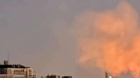 Reportan explosiones e incendio en Kiev (FOTOS, VIDEO)