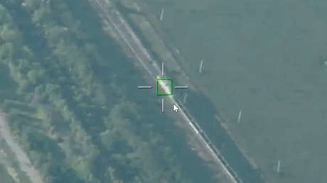 Dron ruso destroza una locomotora que abastecía al Ejército de Kiev (VIDEO)