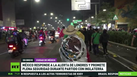 México responde a alerta de Londres y promete plena seguridad durante partido con Inglaterra