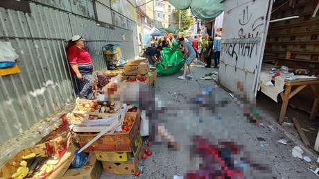 Al menos 5 muertos y 18 heridos tras impactar un dron ucraniano contra un mercado en la provincia rusa de Zaporozhie