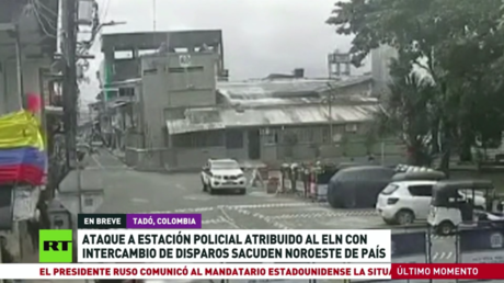 Ataque a estación policial con intercambio de disparos sacude el noroeste de Colombia