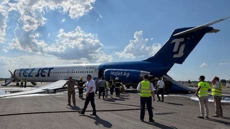 Aterrizaje forzoso y evacuación de emergencia tras falla de un avión durante el despegue (VIDEO)