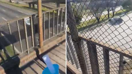 VIDEO: Insólito accidente de tráfico en plenos festejos por la clasificación de Argentina