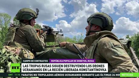 Tropas rusas siguen destruyendo drones ucranianos en la recién liberada Konstantínovka