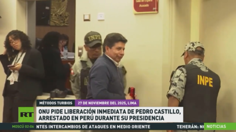 La ONU pide la liberación inmediata de Pedro Castillo, arrestado en Perú durante su presidencia
