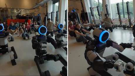 VIDEO: Robots se transforman en hinchas noruegos y protagonizan su famosa celebración vikinga
