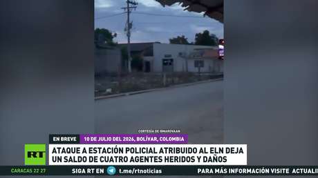 Ataque a una estación policial atribuido al ELN deja un saldo de cuatro agentes heridos y daños