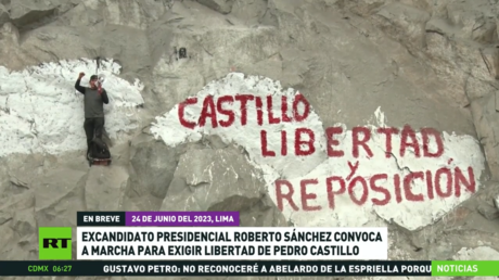 Excandidato presidencial Roberto Sánchez convoca a marcha para exigir libertad de Pedro Castillo