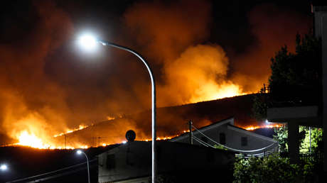 Sicilia en llamas: una ola de incendios asola la isla italiana (VIDEO)