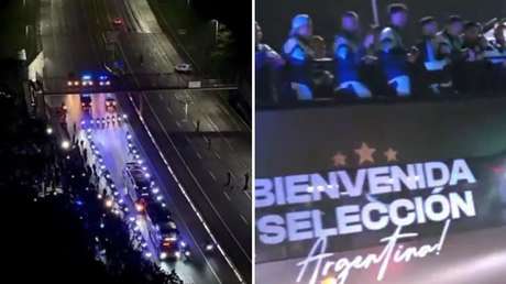 VIDEOS: Sin Messi, la selección argentina llega al país y es ovacionada por los hinchas