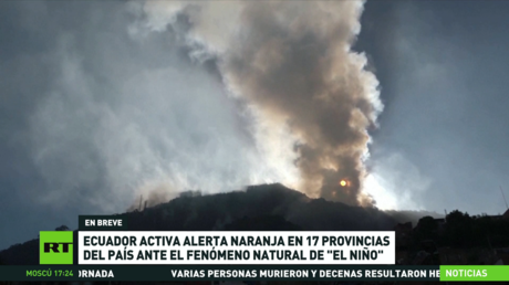 Ecuador activa alerta naranja en 17 provincias ante fenómeno natural