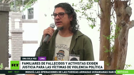 Familiares de fallecidos y activistas exigen justicia para las víctimas de violencia política en Perú