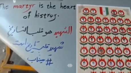 VIDEO: Irán lanza un dron con un texto en homenaje a las más de 160 víctimas de la escuela primaria de Minab