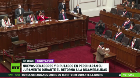 Perú: senadores y diputados jurarán en el retorno de la bicameralidad