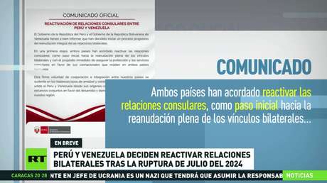 Perú y Venezuela deciden reactivar relaciones bilaterales tras la ruptura en 2024