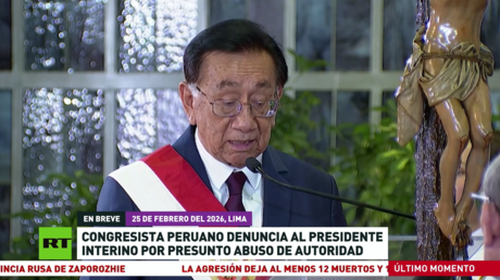 Congresista peruano denuncia al presidente interino por presunto abuso de autoridad