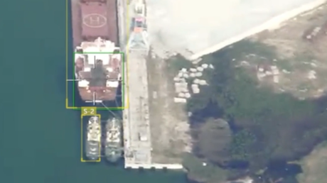 VIDEO: Drones rusos asestan un golpe certero contra buques vinculados con las FF. AA. de Ucrania