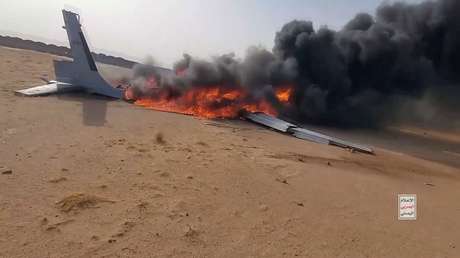 VIDEO DEL MOMENTO en el que los hutíes derriban un dron saudí