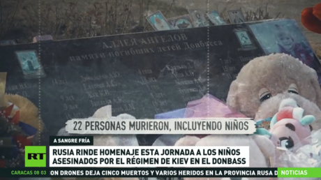 Rusia rinde homenaje esta jornada a los niños asesinados por el régimen de Kiev en Donbass