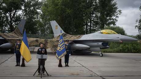 Ucrania pierde un caza F-16 durante una misión de combate