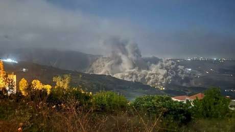 Israel detona gran cantidad de explosivos para destruir un túnel al sur del Líbano (VIDEO)