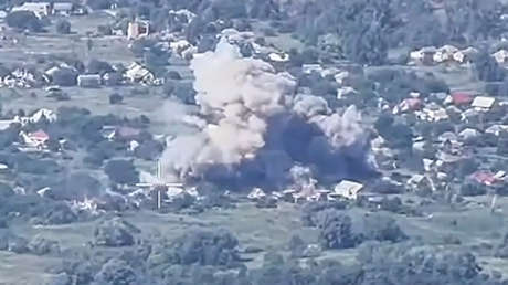 VIDEO: Su-34 rusos golpean con precisión puntos clave de las fuerzas ucranianas