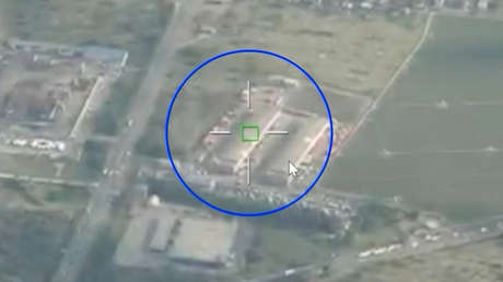 VIDEO: Drones rusos impactan un punto logístico de las tropas ucranianas