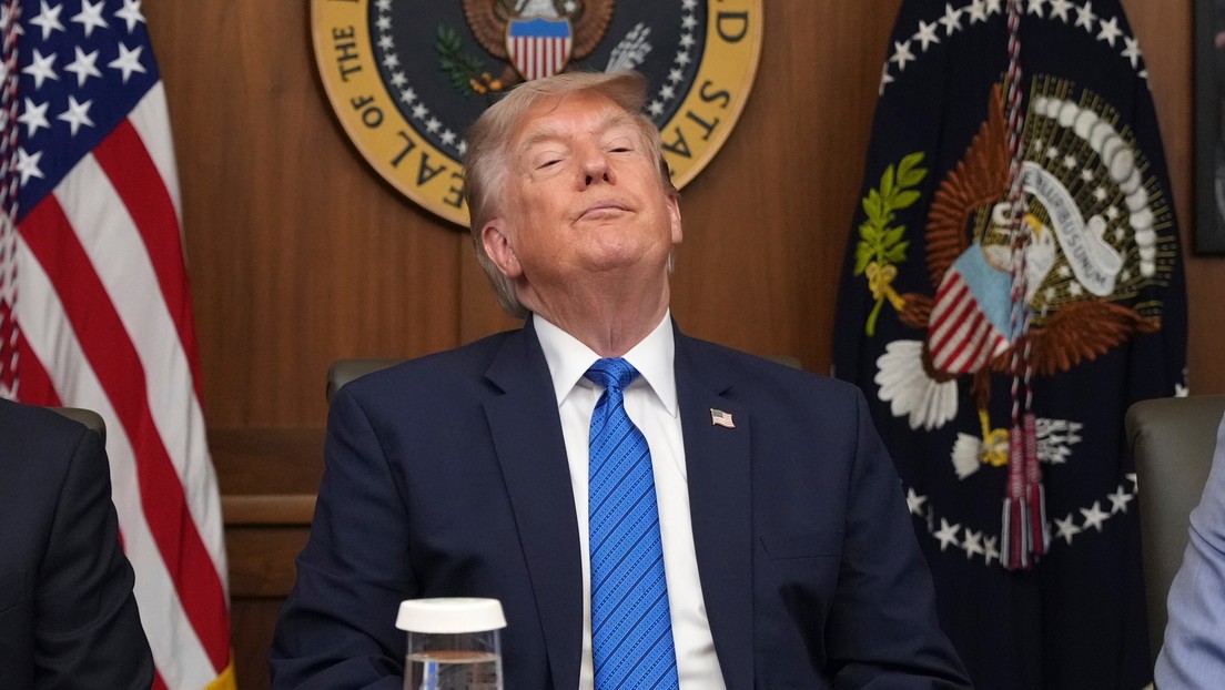 Trump muestra en un mapa el país que desea como 