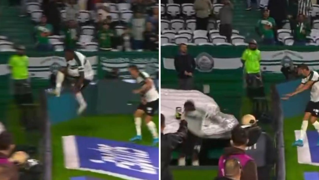 El festejo más desafortunado: cayó al vacío, se lesionó y encima le anularon el gol