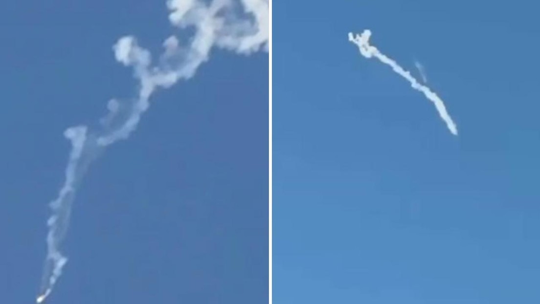 Caza ucraniano cae envuelto en llamas en Odesa (VIDEO)