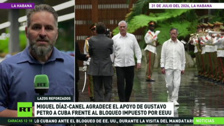 Miguel Díaz-Canel agradece el apoyo de Gustavo Petro a Cuba frente al bloqueo impuesto por EE.UU.