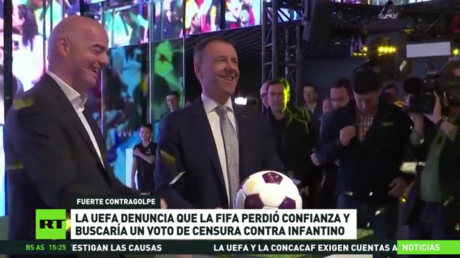 UEFA denuncia que la FIFA perdió confianza y buscaría un voto de censura contra Infantino