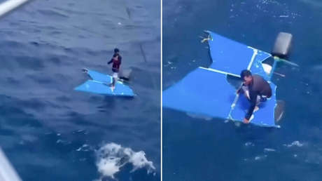 VIDEO: Pescador venezolano sobrevive cinco días en altamar tras naufragar su embarcación