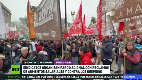 Sindicatos argentinos organizan paro nacional con reclamos de aumentos salariales y contra los despidos