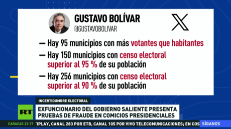 Exfuncionario del gobierno saliente de Colombia presenta pruebas de fraude en los comicios presidenciales
