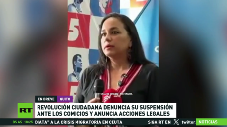 Revolución Ciudadana denuncia su suspensión ante los comicios de Ecuador y anuncia acciones legales