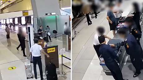 VIDEO: Captan el arresto de un piloto acusado de intentar traficar 26 kilos de éxtasis
