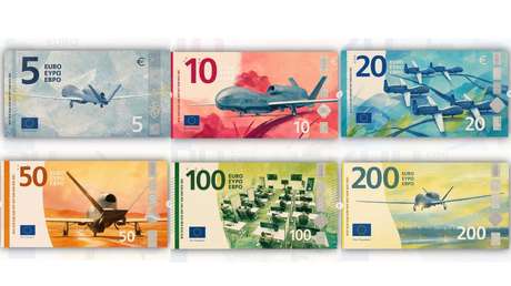 Cómo la OTAN propone 'colarse' en los nuevos billetes de euros