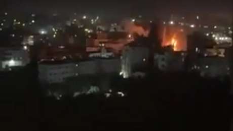 VIDEO: Momento del bombardeo israelí contra una localidad en el Líbano