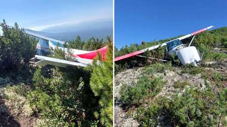 PRIMERAS IMÁGENES de la avioneta que estuvo varios días desaparecida en la taiga rusa